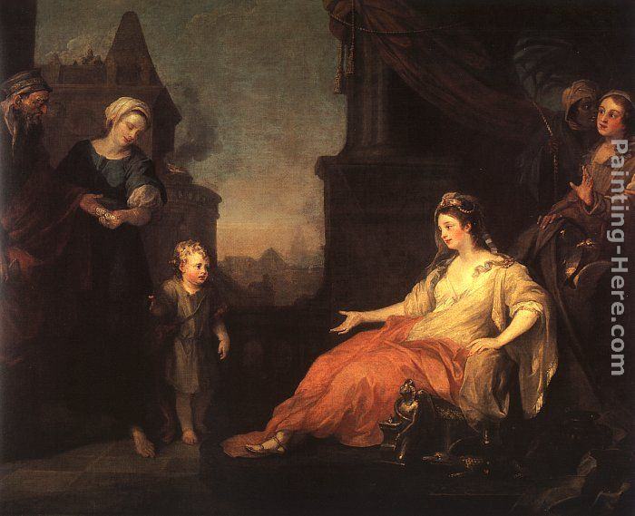 William Hogarth Moses Brought Before Pharaoh's Daughter